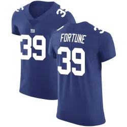Men's O'Donnell Fortune New York Giants No.39 Elite Team Color Vapor Untouchable Jersey - Royal