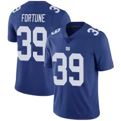 Men's O'Donnell Fortune New York Giants No.39 Limited Team Color Vapor Untouchable Jersey - Royal
