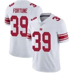 Men's O'Donnell Fortune New York Giants No.39 Limited Vapor Untouchable Jersey - White