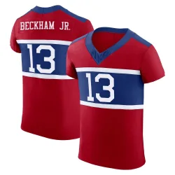Men's Odell Beckham Jr. New York Giants No.13 Elite Century Alternate Vapor F.U.S.E. Jersey - Red