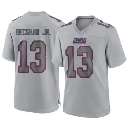 Men's Odell Beckham Jr. New York Giants No.13 Game Atmosphere Fashion Jersey - Gray