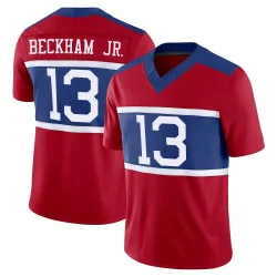 Men's Odell Beckham Jr. New York Giants No.13 Limited Century Alternate Vapor F.U.S.E. Jersey - Red