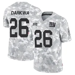 Men's Orleans Darkwa New York Giants No.26 Limited 2024 Salute to Service Jersey - Arctic Camo