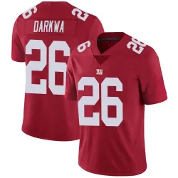Men's Orleans Darkwa New York Giants No.26 Limited Alternate Vapor Untouchable Jersey - Red