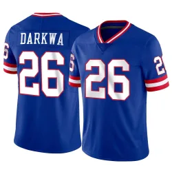 Men's Orleans Darkwa New York Giants No.26 Limited Classic Vapor Jersey