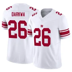Men's Orleans Darkwa New York Giants No.26 Limited Vapor F.U.S.E. Jersey - White