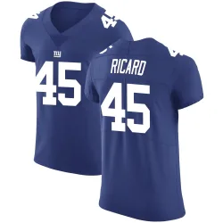 Men's Patrick Ricard New York Giants No.45 Elite Team Color Vapor Untouchable Jersey - Royal