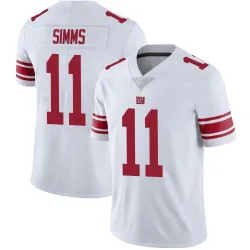 Men's Phil Simms New York Giants No.11 Limited Vapor Untouchable Jersey - White