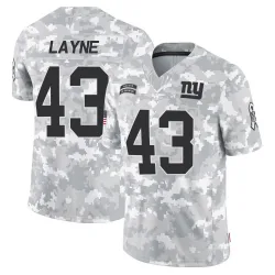 Men's Raheem Layne New York Giants No.43 Limited 2024 Salute to Service Jersey - Arctic Camo
