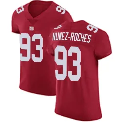 Men's Rakeem Nunez-Roches New York Giants No.93 Elite Alternate Vapor Untouchable Jersey - Red