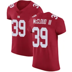Men's Ray-Ray McCloud III New York Giants No.39 Elite Alternate Vapor Untouchable Jersey - Red