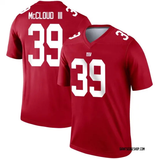 Men's Ray-Ray McCloud III New York Giants No.39 Legend Inverted Jersey - Red