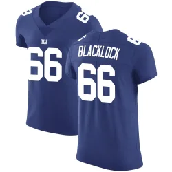 Men's Ross Blacklock New York Giants No.66 Elite Team Color Vapor Untouchable Jersey - Royal
