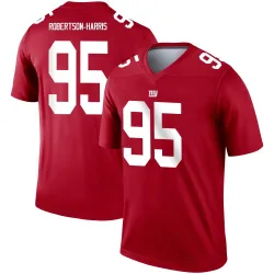 Men's Roy Robertson-Harris New York Giants No.95 Legend Inverted Jersey - Red