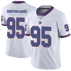 Men's Roy Robertson-Harris New York Giants No.95 Limited Color Rush Jersey - White