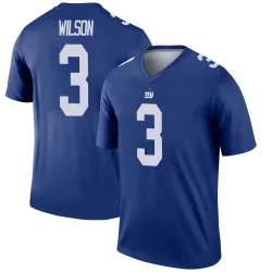 Men's Russell Wilson New York Giants No.3 Legend Jersey - Royal