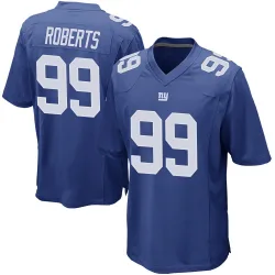 Men's Sam Roberts New York Giants No.99 Game Team Color Jersey - Royal