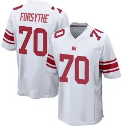 Men's Stone Forsythe New York Giants No.70 Game Jersey - White