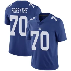 Men's Stone Forsythe New York Giants No.70 Limited Team Color Vapor Untouchable Jersey - Royal