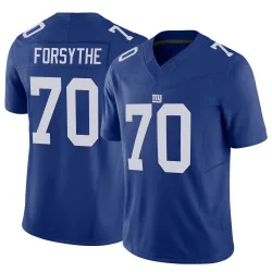 Men's Stone Forsythe New York Giants No.70 Limited Vapor F.U.S.E. Jersey - Royal