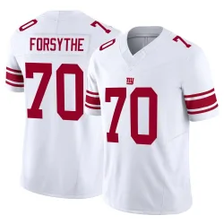 Men's Stone Forsythe New York Giants No.70 Limited Vapor F.U.S.E. Jersey - White