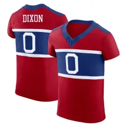 Men's Thaddeus Dixon New York Giants No.0 Elite Century Alternate Vapor F.U.S.E. Jersey - Red