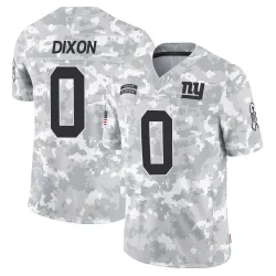 Men's Thaddeus Dixon New York Giants No.0 Limited 2024 Salute to Service Jersey - Arctic Camo