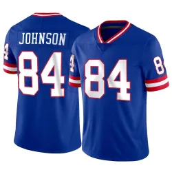 Men's Theo Johnson New York Giants No.84 Limited Classic Vapor Jersey