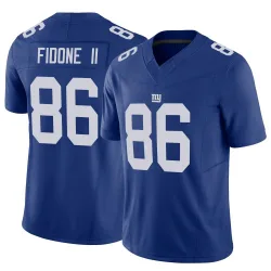 Men's Thomas Fidone II New York Giants No.86 Limited Vapor F.U.S.E. Jersey - Royal
