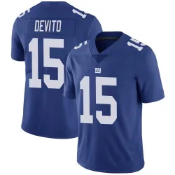 Men's Tommy DeVito New York Giants No.15 Limited Team Color Vapor Untouchable Jersey - Royal