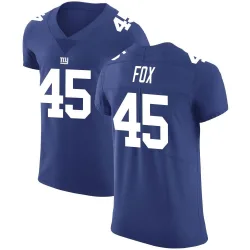 Men's Tomon Fox New York Giants No.45 Elite Team Color Vapor Untouchable Jersey - Royal