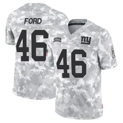 Men's Trace Ford New York Giants No.46 Limited 2024 Salute to Service Jersey - Arctic Camo