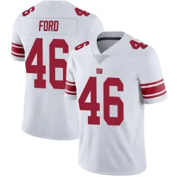 Men's Trace Ford New York Giants No.46 Limited Vapor Untouchable Jersey - White