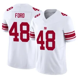 Men's Trace Ford New York Giants No.48 Limited Vapor F.U.S.E. Jersey - White