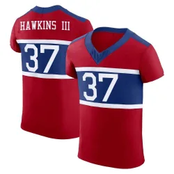 Men's Tre Hawkins III New York Giants No.37 Elite Century Alternate Vapor F.U.S.E. Jersey - Red