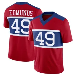 Men's Tremaine Edmunds New York Giants No.49 Limited Century Alternate Vapor F.U.S.E. Jersey - Red
