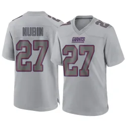 Men's Tyler Nubin New York Giants No.27 Game Atmosphere Fashion Jersey - Gray