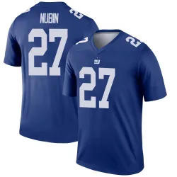 Men's Tyler Nubin New York Giants No.27 Legend Jersey - Royal
