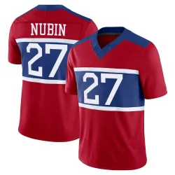 Men's Tyler Nubin New York Giants No.27 Limited Century Alternate Vapor F.U.S.E. Jersey - Red