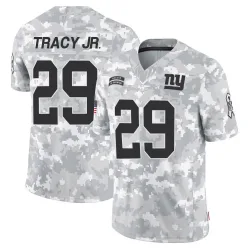 Men's Tyrone Tracy Jr. New York Giants No.29 Limited 2024 Salute to Service Jersey - Arctic Camo