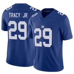 Men's Tyrone Tracy Jr. New York Giants No.29 Limited Vapor F.U.S.E. Jersey - Royal