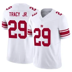 Men's Tyrone Tracy Jr. New York Giants No.29 Limited Vapor F.U.S.E. Jersey - White