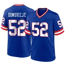 Men's Victor Dimukeje New York Giants No.52 Game Classic Jersey - Royal