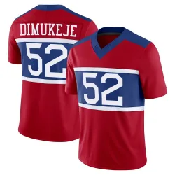 Men's Victor Dimukeje New York Giants No.52 Limited Century Alternate Vapor F.U.S.E. Jersey - Red