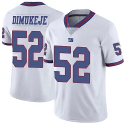 Men's Victor Dimukeje New York Giants No.52 Limited Color Rush Jersey - White