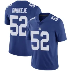 Men's Victor Dimukeje New York Giants No.52 Limited Team Color Vapor Untouchable Jersey - Royal
