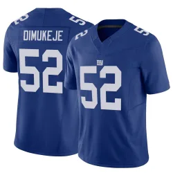 Men's Victor Dimukeje New York Giants No.52 Limited Vapor F.U.S.E. Jersey - Royal