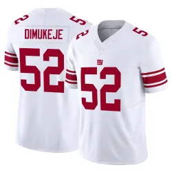 Men's Victor Dimukeje New York Giants No.52 Limited Vapor F.U.S.E. Jersey - White