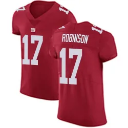 Men's Wan'Dale Robinson New York Giants No.17 Elite Alternate Vapor Untouchable Jersey - Red