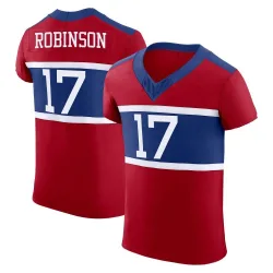 Men's Wan'Dale Robinson New York Giants No.17 Elite Century Alternate Vapor F.U.S.E. Jersey - Red